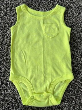 CARTERS Baby Boy Pocket Tank Onesie